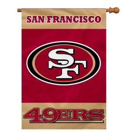 San Francisco 49ers Banner 28x40 House Flag Style 2 Sided CO