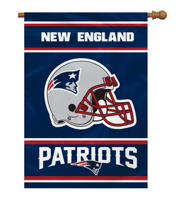 New England Patriots Banner 28x40 House Flag Style 2 Sided CO