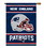 New England Patriots Banner 28x40 House Flag Style 2 Sided CO