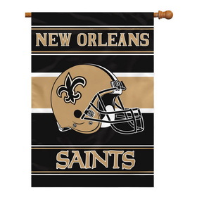 New Orleans Saints Banner 28x40 House Flag Style 2 Sided CO