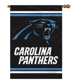Carolina Panthers Banner 28x40 House Flag Style 2 Sided CO