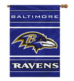 Baltimore Ravens Banner 28x40 House Flag Style 2 Sided CO