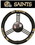 New Orleans Saints Steering Wheel Cover - Leather