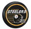 Pittsburgh Steelers Black Helmet Tire Cover - Size Large