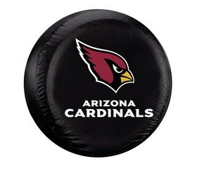 Arizona Cardinals Black Tire Cover - Size Large