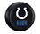 Indianapolis Colts Black Tire Cover - Size Large