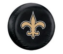 New Orleans Saints Black Logo Tire Cover - Size Large