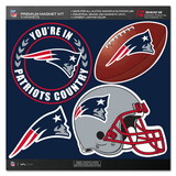 New England Patriots Magnet Kit 4 Piece CO