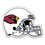 Arizona Cardinals Magnet Car Style 12 Inch Helmet Design CO