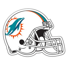 Miami Dolphins Magnet Car Style 12 Inch Helmet Design CO
