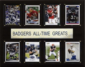 Wisconsin Badgers Plaque 12x15 All Time Greats