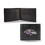 BALTIMORE RAVENS EMBROIDERED LEATHER BILLFOLD