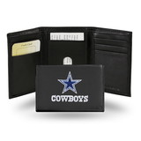 Dallas Cowboys Wallet Trifold Leather Embroidered