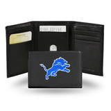 Detroit Lions Embroidered Leather Tri-Fold Wallet