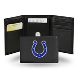 Indianapolis Colts Wallet Trifold Leather Embroidered