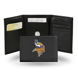 Minnesota Vikings Embroidered Leather Tri-Fold Wallet