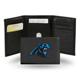 Carolina Panthers Wallet Trifold Leather Embroidered