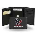 Houston Texans Wallet Trifold Leather Embroidered