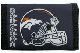 Denver Broncos Wallet Nylon Trifold