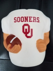 Oklahoma Sooners Can Cooler Jersey Style White CO