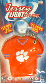 Clemson Tigers Keychain Jersey Keylight CO