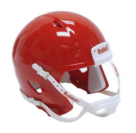 Riddell Speed Blank Mini Football Helmet Shell - Scarlet