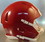 Riddell Speed Blank Mini Football Helmet Shell - Cardinal