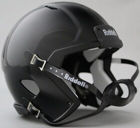 Helmet Blank Replica Mini Speed Style Black with Black Parts