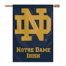 Notre Dame Fighting Irish Banner 28x40 Vertical