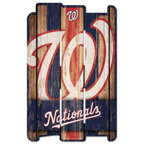 Washington Nationals Sign 11x17 Wood Fence Style