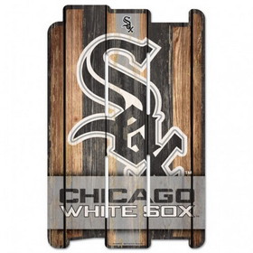 Chicago White Sox Sign 11x17 Wood Fence Style