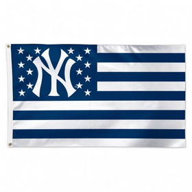 New York Yankees Flag 3x5 Deluxe Style Stars and Stripes Design