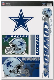 Dallas Cowboys Decal 11x17 Ultra