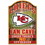 Kansas City Chiefs Sign 11x17 Wood Fan Cave Design