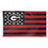 Georgia Bulldogs Flag 3x5 Deluxe Style Stars and Stripes Design