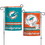 Miami Dolphins Flag 12x18 Garden Style 2 Sided