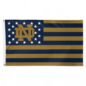 Notre Dame Fighting Irish Flag 3x5 Deluxe Style Stars and Stripes Design