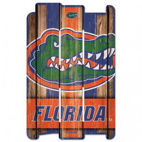 Florida Gators Sign 11x17 Wood Fence Style