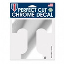 Wincraft Decal 6x6 Perfect Cut Chrome