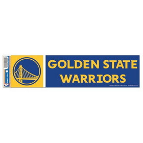 Golden State Warriors Decal 3x12 Bumper Strip Style