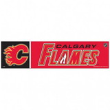 Calgary Flames Decal 3x12 Bumper Strip Style