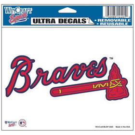 Atlanta Braves Decal 5x6 Ultra Color