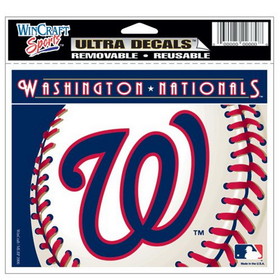 Washington Nationals Decal 5x6 Ultra Color