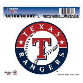 Texas Rangers Decal 5x6 Ultra Color