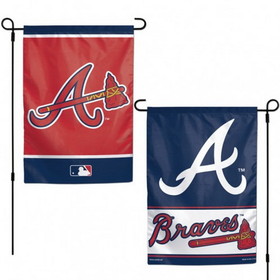 Atlanta Braves Flag 12x18 Garden Style 2 Sided