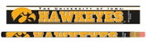 Iowa Hawkeyes Pencil 6 Pack