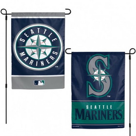 Seattle Mariners Flag 12x18 Garden Style 2 Sided