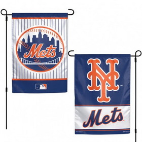 New York Mets Flag 12x18 Garden Style 2 Sided