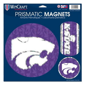 Kansas State Wildcats Magnets 11x11 Prismatic Sheet