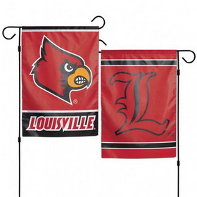 Louisville Cardinals Flag 12x18 Garden Style 2 Sided